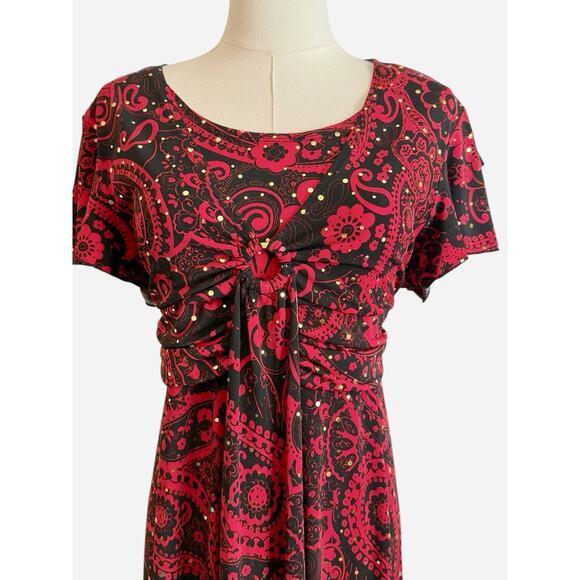 Y2K Whimsigoth Midi Dress M/L Speechless Sequin Fairy Cottagecore Dark Romance - Picture 2 of 10